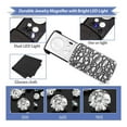 thumbnail image 6 of 2 Pieces Jewelers Loupe 30X 60X 90X Jewelers Eye Loupe Magnifier Jewelry Magnifying Glass Loop Bright LED Light, 6 of 7