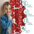 thumbnail image 3 of Blackout Kids Curtains,Red Christmas Reindeer and Snowflake Pattern Childrens Insulated Curtains Set Of 2,Bedroom Essentials,Toddler Room Decor 42"x54", 3 of 5