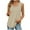 Beige, variant on Timegard Womens Tank Top Summer Scoop Neck Casual Loose Comfy Sleeveless Solid Color Top Irregularly