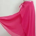 thumbnail image 6 of All-matching Chiffon Wrap Skirt for Women Long Dance Skirts Ballet Wrap Skirts Asymmetric Dance Skate Over Scarf Skirts, 6 of 9
