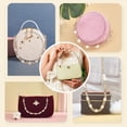 thumbnail image 2 of Gold Pearl Purse Replacement Chain 14.1 Inch Imitation Pearl Bead Short Bag Handle Strap Bag Charms Crossbody Decoration Chain for Satchel Clutch Shoulder Hobo Bag Dumpling Pouch Gold, 2 of 9