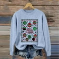 thumbnail image 6 of Karight Ugly Christmas Sweaters for Women Ball Print Knitted Long Sleeve Tops Crew Neck Holiday Cute Funny Pullovers, 6 of 9