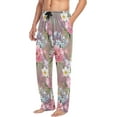 thumbnail image 5 of Colorful Peony Ghost Pajama Pants, Men's Lounge Pants Light with Drawstring and Pockets, Christmas New Year Birthday Father's Day Gifts, 5 of 7