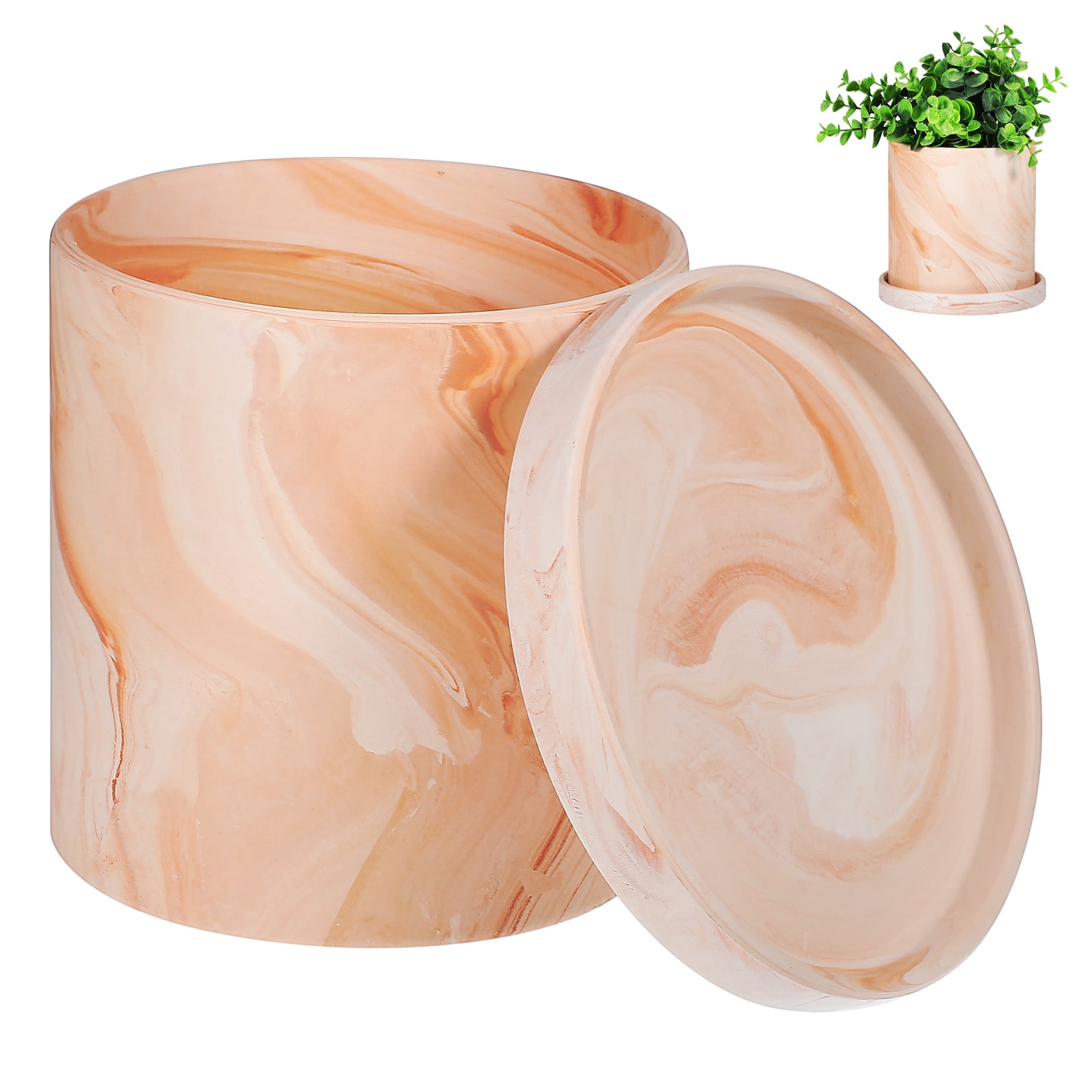 MasteelfCA Terracotta Pot Plant Pot Succulent Pot Flower Pot Terracotta Planter Pots With Saucer Drainage Holes