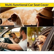 Haokaini Dog Car Seat Cover for Front Seat, Durable Pets Thickening Seat Covers, Protector Against Dirt & Fur Waterproof & ScratchProof & Nonslip, for Cars, Trucks, SUVs