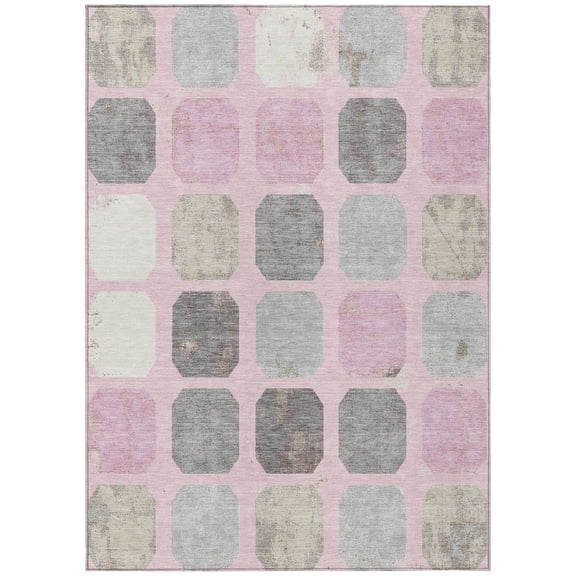 Dalyn Rugs Machine Washable Indoor/Outdoor Chantille ACN2182 Pink 2'6" x 3'10" Rug