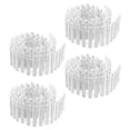thumbnail image 3 of FUEENIRVA Compact White Wooden Mini Fence for Dollhouse Craft Enthusiasts and Hobbyists, 3 of 8