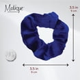 thumbnail image 5 of Velvet Solid Scrunchies - Set of 2-Royal, 5 of 5