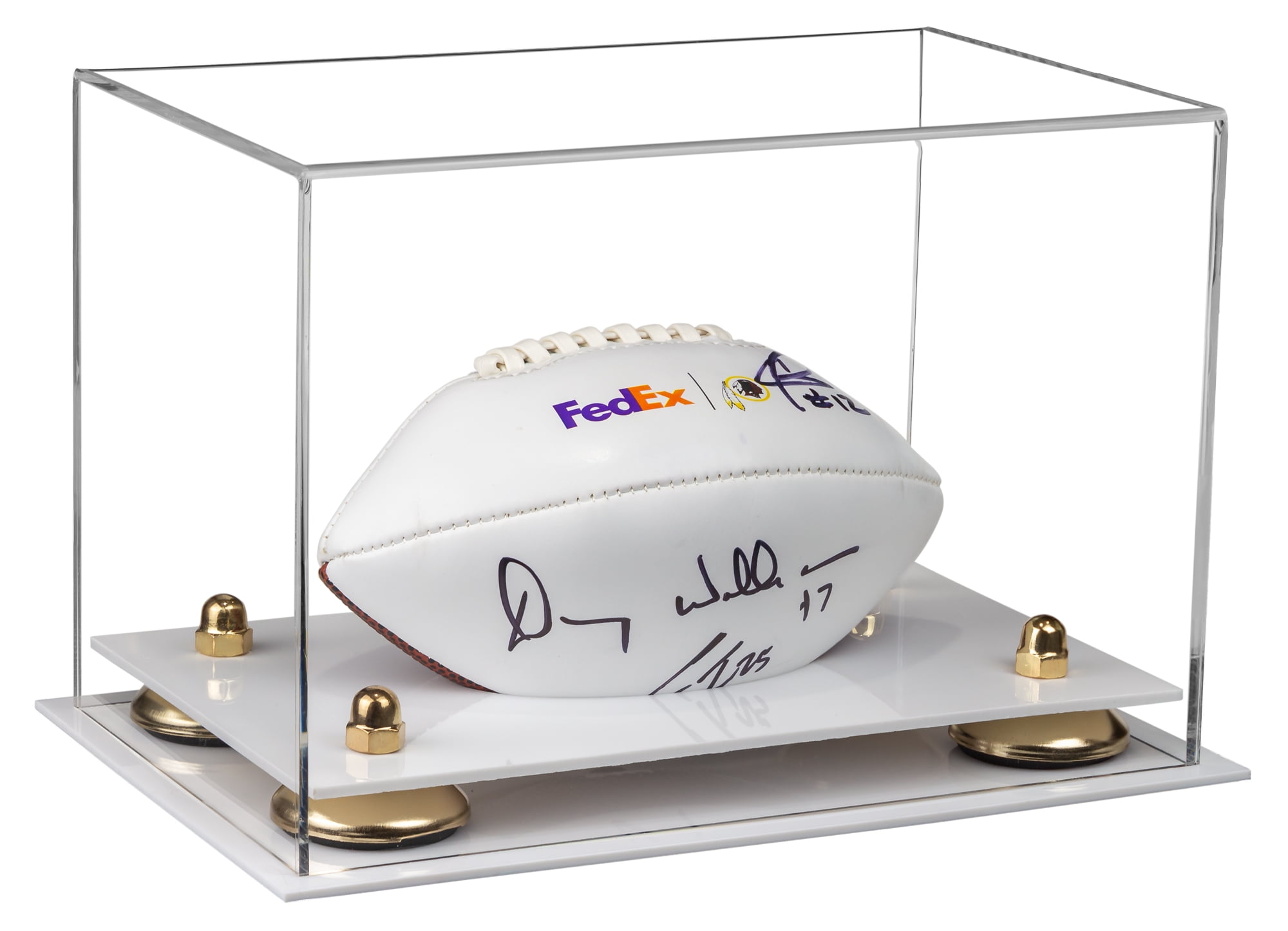 Clear Acrylic Mini Miniature (not Full Size) Football Display Case