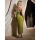 thumbnail image 3 of Vestido Largo Strapless Ajustado Unitalla, Elegante y Sofisticado para Mujer, 3 of 5
