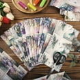thumbnail image 3 of Heymaple 50Pcs 4"x4" Precut Fabric Squares, DIY Patchwork Bundle for Sewing and Crafting, Dreamy Butterfly, 3 of 5
