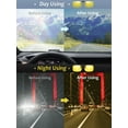 thumbnail image 4 of TINHAO 2 Pairs Clip On Sunglasses Flip Up Day&Night Driving Glasses UV400 Anti Glare Over Prescription Glasses, 4 of 7