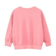 thumbnail image 6 of JSKUMAR Kids Long Sleeve Hoodies Boys Girls Casual Cute Soft Loose Sweatshirts V Neck Basic Pullover Tops with Pockets (Pink-2,11 Years), 6 of 8
