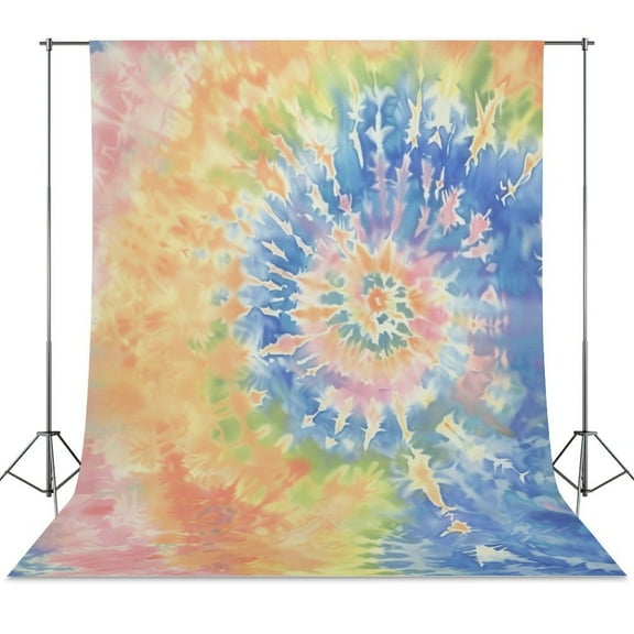 Colorful Swirls Tie-dye Backdrops for Photography for Party Backdrop Wedding Backdrop Background Picture