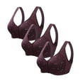 thumbnail image 1 of Bras for Women, 3PC Womans Plus Size Printing Comfortable Bra Underwear, 1 of 6