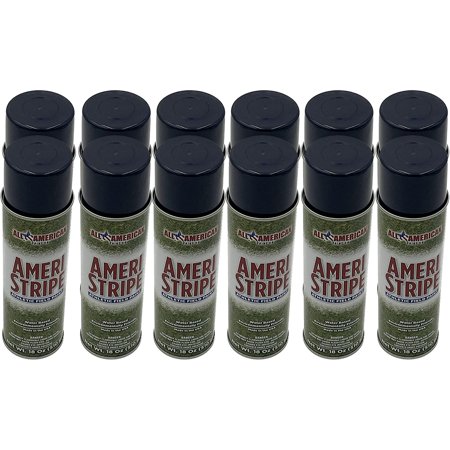 Ameri-Stripe Navy Blue Athletic Field Marking Paint - 1 Case (12 Cans) 18 oz. of Paint per Can