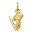 thumbnail image 4 of 14k Yellow Gold 3-D PAIR Of Ice Skates Charm Pendant, 4 of 5