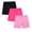 Hot Pink, variant on CPNG 3 Pack Set Girls Dance Shorts Cartwheel Toddler Biker Under Dress Multi-Color Kids Bike Shorts High Waisted Tight Shorts(Navy,5-6 Years)