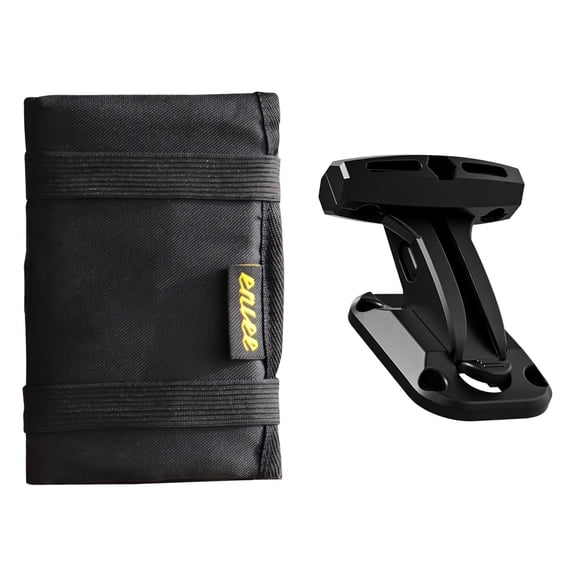 Bike Saddle Bag, under Seat Pouch, Small Bike under Saddle Pack for Mountain Road , Gifts for Biking Lovers Black