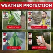 Emergency Zone Urban Survival Bug Out Bag, 72-Hour Kit for 2 People with Food, Water, First Aid, Gear & Supplies
