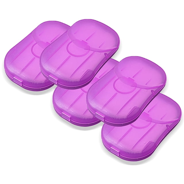 Binmer 100 Feuilles de Savon Portables Jetables pour Lavage des Mains