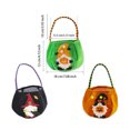 thumbnail image 2 of Cateissary Bolsa de regalo de Halloween con asa de tela Atmósferas portátiles Bolso de dulces Almacenamiento de galletas Snack Juguetes Suministro de Type3 NO3 Cateissary HA064966-03, 2 of 6