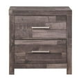 thumbnail image 3 of ACME Juniper Modern Composite Wood 2-Drawer Bedroom Nightstand in Dark Cherry, 3 of 5