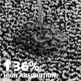 thumbnail image 3 of PABUBE Bathroom Rug, Soft Absorbent Bathroom Mat and Bath Mat, Premium Microfiber Shag Bath Rug Machine Washable (20"x29",Black and White), 3 of 10