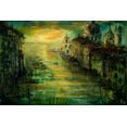 thumbnail image 2 of Monahan, Jodi 32x23 White Modern Wood Framed Museum Art Print Titled - Venezia Basilica, 2 of 4
