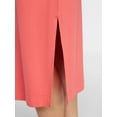 thumbnail image 3 of Time and Tru Women's Sleeveless Midi Column Dress, Sizes XS-XXXL, 3 of 4