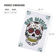 thumbnail image 5 of Lantern Press 1000 Piece Jigsaw Puzzle, New Mexico, Day of the Dead, Sugar Skull and Flower Pattern (White), 5 of 5