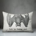 thumbnail image 3 of Creative Products Lets Hang Out Bat 14x20 Spun Poly Pillow, 3 of 3