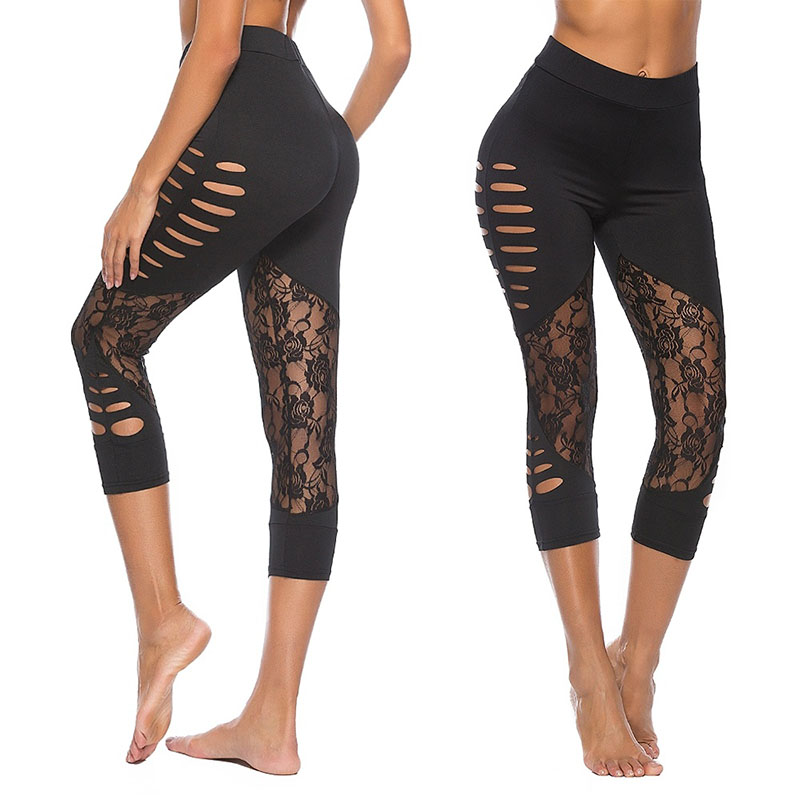 lace workout leggings