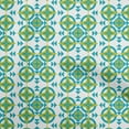 thumbnail image 1 of oneOone Georgette Viscose Green Fabric Geometric Fabric For Sewing Printed Craft Fabric By The Yard 42 Inch Wide, 1 of 4