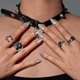 thumbnail image 3 of Pantalones cortos BtartBox Chrome con forma de ojo de gato y almendra de Press On Nails, 3 of 8