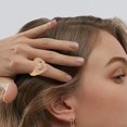 thumbnail image 4 of 1 Pcs Stackable Knuckle Rings Set for Women Boho Zirconia Heart Pearl Stacking Rings Dainty Midi Finger Rings Pack Jewelry Accessories, 4 of 7