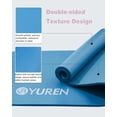 thumbnail image 4 of Tapete de Yoga Gruesa de 15 Mm de Alta Densidad NBR Tapetes de Ejercicio de Espuma para Estirar Pilates Fitness, Azul con Bolsa, 4 of 7