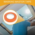thumbnail image 3 of Cinta de pintor universal Unique Bargains - Cinta de enmascarar para pintura de automóviles DIY sin residuos - Papel crepé naranja de 0.7 pulgadas x 60.1 yardas, 3 of 7