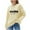 01 Yellow, variant on Weiqiqre Womens Sweaters Crew Neck Long Sleeve Fall Winter Chunky Warm Pullover Tops Trendy Casual Outfits