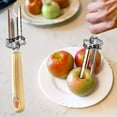 thumbnail image 4 of YiJuHui 3pcs Adjustable Fruit Vegetable Corer Tool with Serrated Blade - Efficient Core Remover for Peppers Apples Tomatoes - Stainless Steel Kitchen Gadget for Cooking Prep, 4 of 7