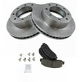 thumbnail image 6 of TRQ Brake Rotor & Ceramic Pad Front Kit w/Fluids for Ford F250 F350 Super Duty BKA17443, 6 of 6