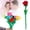 Rd1, variant on Clearance Under $3 Artificial Velvet Flower Fuzzy Faux Flower Cotton For Kids Room Decor Desk Inspiration Red (1Pc)