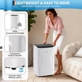 thumbnail image 6 of 12000 BTU Portable Air Conditioner, 3-in-1 AC Unit with Dehumidifier, Fan, LED Display, Remote Control, Cools Up to 550 Sq Ft, 6 of 9