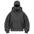 thumbnail image 6 of Unisex women's pullover hooded casual double-hooded long-sleeved warm hooded sweatshirt, 6 of 8