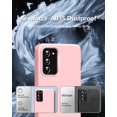 thumbnail image 4 of 【3 in 1 for Samsung Galaxy A03S case, with 2 Pack Screen Protector, Camera Protection，Liquid Silicone Slim Shockproof Protective Phone Case 6.5inch [Microfiber Lining] (Pink), 4 of 12
