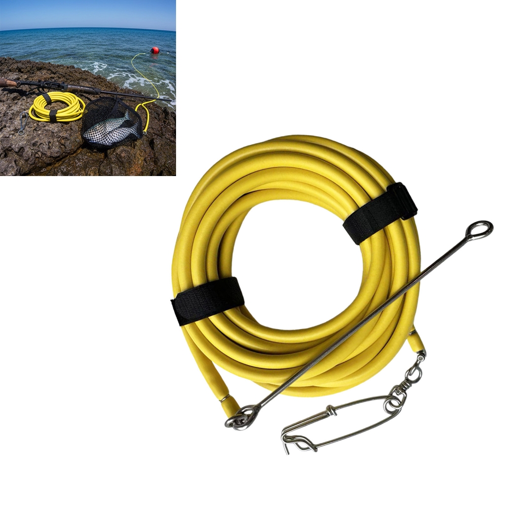 MOMOJIA 10m/15m/20m Spearfishing Float Line 4mm Internal Diameter Foam Rubber Tube For Sea Fishing Floating Fishing Line