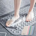 thumbnail image 1 of Fiudx Alfombra de Baño con Base de Goma Antideslizante y Diseño de Masaje de Pies, Fácil de Limpiar, Multiusos para Baño, Cocina, Lavandería y Oficina, 35 X 70 Cm., 1 of 7