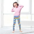 thumbnail image 5 of joogoo Girls' Leggings Rainbow and Cat Yoga Pants 7-8T, 5 of 8