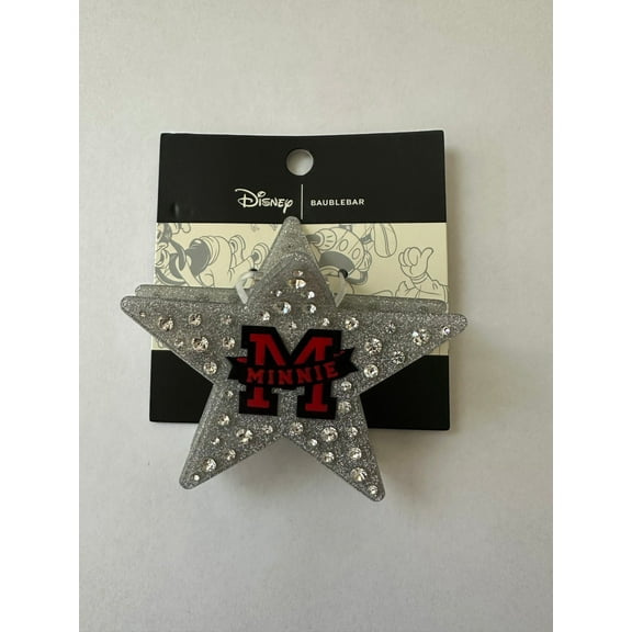 Disney Baublebar for Macy's Minnie Majorette Star Hair Clip New with Card