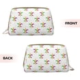 thumbnail image 3 of Picia Mardi Gras Carnival1 Print Leather Makeup Bag Make Up Bag Travel Toiletry Bag for Her Girlfriend Teacher Teen Girl Gifts, 3 of 8
